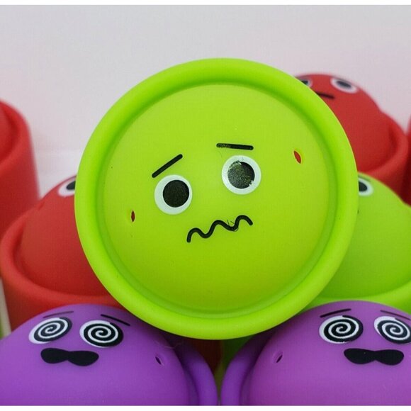 Learning Resources Rainbow Emotions Fidget Poppers Bucket of 24 Sensory LER5572 - Picture 10 of 15